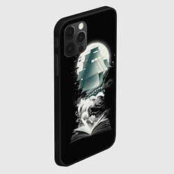 Чехол для iPhone 12 Pro Max Книга Путешествий, цвет: 3D-черный — фото 2