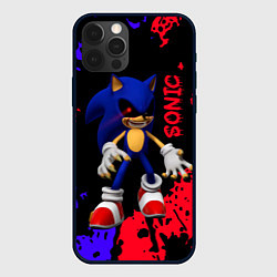 Чехол для iPhone 12 Pro Max Соник екзе Sonic exe, цвет: 3D-черный