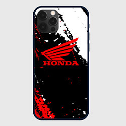 Чехол для iPhone 12 Pro Max Honda Logo Auto, цвет: 3D-черный