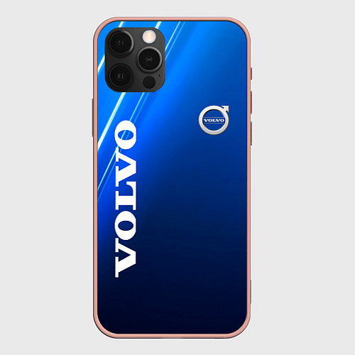 Чехол iPhone 12 Pro Max Volvo Sport Auto / 3D-Светло-розовый – фото 1