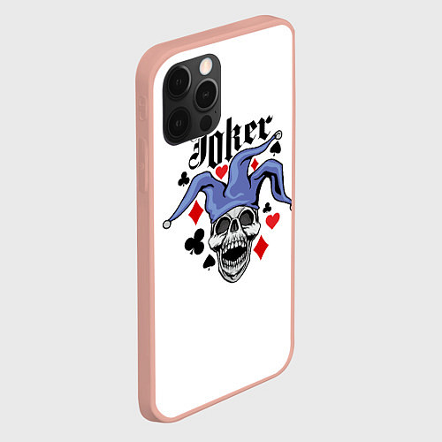 Чехол iPhone 12 Pro Max JOKER Джокер / 3D-Светло-розовый – фото 2