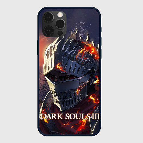 Чехол iPhone 12 Pro Max DARK SOULS III Рыцарь Солнца Дарк Соулс / 3D-Черный – фото 1