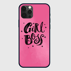 Чехол для iPhone 12 Pro Max Girl Boss!, цвет: 3D-черный