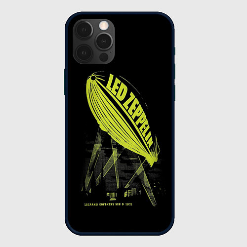 Чехол iPhone 12 Pro Max Led Zeppelin Лед Зеппелин / 3D-Черный – фото 1