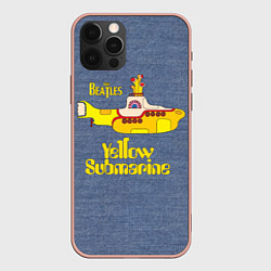 Чехол для iPhone 12 Pro Max On a Yellow Submarine 3D, цвет: 3D-светло-розовый