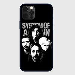 Чехол для iPhone 12 Pro Max System of a Down рок группа, цвет: 3D-черный