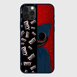 Чехол для iPhone 12 Pro Max Poppy Playtime Half Pattern Half Face, цвет: 3D-черный