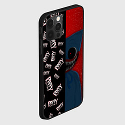 Чехол для iPhone 12 Pro Max Poppy Playtime Half Pattern Half Face, цвет: 3D-черный — фото 2