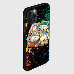 Чехол для iPhone 12 Pro Max Мультфильм Южный парк персонажи South Park, цвет: 3D-черный — фото 2