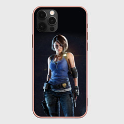 Чехол для iPhone 12 Pro Max Resident Evil 3: Nemesis, цвет: 3D-светло-розовый