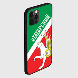 Чехол для iPhone 12 Pro Max Я татарский Татарстан, цвет: 3D-черный — фото 2