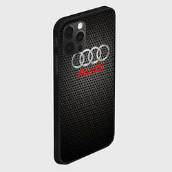 Чехол для iPhone 12 Pro Max Audi карбон, цвет: 3D-черный — фото 2