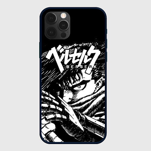 Чехол iPhone 12 Pro Max ГАТС BERSERK БЕРСЕРК / 3D-Черный – фото 1