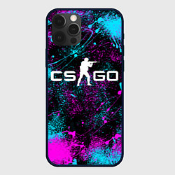 Чехол для iPhone 12 Pro Max КС ГО НЕОН CS GO NEON, цвет: 3D-черный