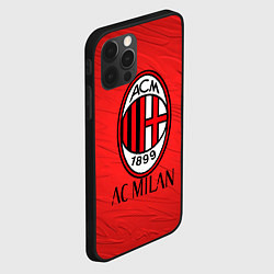 Чехол для iPhone 12 Pro Max Ac milan милан, цвет: 3D-черный — фото 2