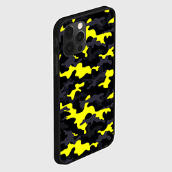 Чехол для iPhone 12 Pro Max Black Camo, цвет: 3D-черный — фото 2