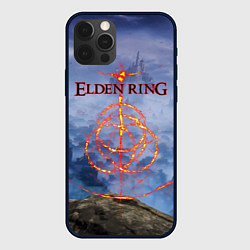 Чехол для iPhone 12 Pro Max Elden Ring, Logo, цвет: 3D-черный
