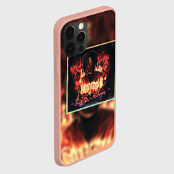 Чехол для iPhone 12 Pro Max Karmageddon Kizaru Альбом Кизару огонь, цвет: 3D-светло-розовый — фото 2