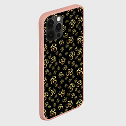 Чехол для iPhone 12 Pro Max Знак - ОМ, цвет: 3D-светло-розовый — фото 2