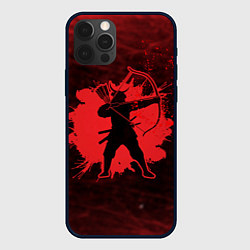 Чехол для iPhone 12 Pro Max Лучник Самурай Кровавый Bloody Samurai, цвет: 3D-черный