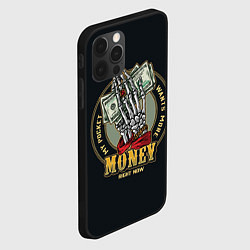 Чехол для iPhone 12 Pro Max MONEY мой карман хочет больше, цвет: 3D-черный — фото 2
