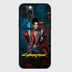 Чехол для iPhone 12 Pro Max Panam Cyberpunk2077 Панам, цвет: 3D-черный
