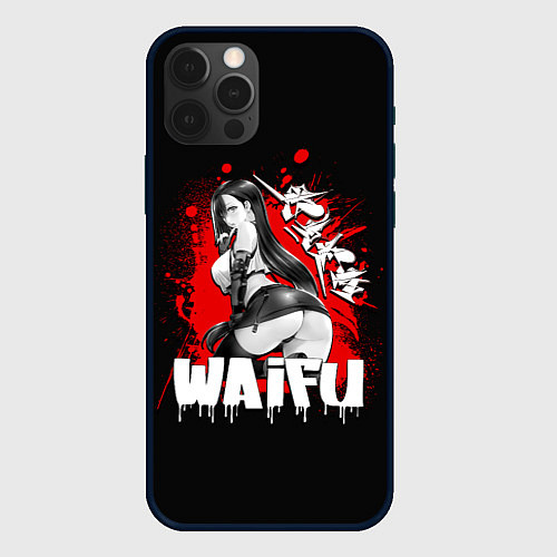 Чехол iPhone 12 Pro Max Вайфу Тифа Локхарт / 3D-Черный – фото 1