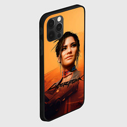 Чехол для iPhone 12 Pro Max Panam Cyberpunk2077, цвет: 3D-черный — фото 2