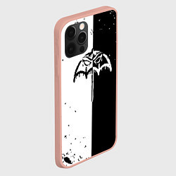 Чехол для iPhone 12 Pro Max BRING ME THE HORIZON черное былое, цвет: 3D-светло-розовый — фото 2