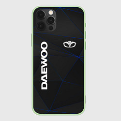 Чехол для iPhone 12 Pro Max DAEWOO Automobile, цвет: 3D-салатовый