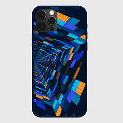 Чехол для iPhone 12 Pro Max Geometric pattern Fashion Vanguard, цвет: 3D-черный