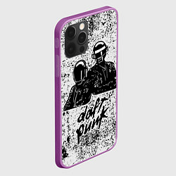 Чехол для iPhone 12 Pro Max Daft Punk B&W, цвет: 3D-сиреневый — фото 2