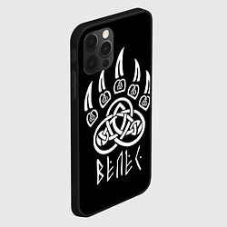 Чехол для iPhone 12 Pro Max Велес Волчья Лапа, цвет: 3D-черный — фото 2
