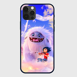 Чехол для iPhone 12 Pro Max Эверест Йети, цвет: 3D-черный