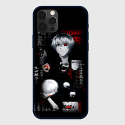 Чехол iPhone 12 Pro Max Токийский Гуль Иероглифы Tokyo Ghoul