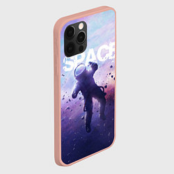 Чехол для iPhone 12 Pro Max Space walk, цвет: 3D-светло-розовый — фото 2