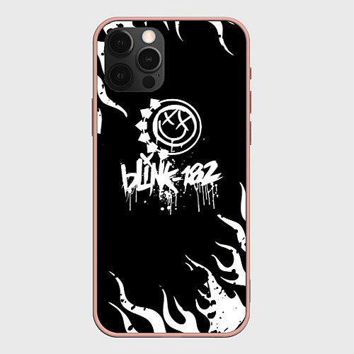 Чехол iPhone 12 Pro Max Blink-182 / 3D-Светло-розовый – фото 1
