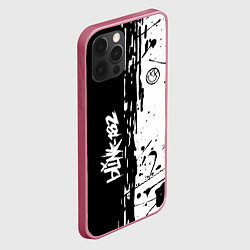 Чехол для iPhone 12 Pro Max Blink 182 БРЫЗГИ, цвет: 3D-малиновый — фото 2