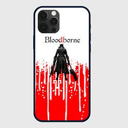 Чехол для iPhone 12 Pro Max BLOODBORNE потеки красок, цвет: 3D-черный