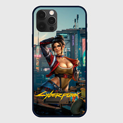 Чехол для iPhone 12 Pro Max Panam Cyberpunk2077 18, цвет: 3D-черный
