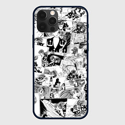 Чехол для iPhone 12 Pro Max Dororo pattern, цвет: 3D-черный