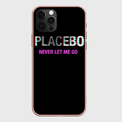 Чехол для iPhone 12 Pro Max Placebo Never Let Me Go, цвет: 3D-светло-розовый