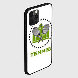 Чехол для iPhone 12 Pro Max TENNIS Теннис, цвет: 3D-черный — фото 2