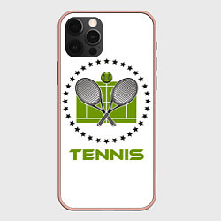 Чехол для iPhone 12 Pro Max TENNIS Теннис, цвет: 3D-светло-розовый
