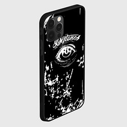Чехол для iPhone 12 Pro Max Deftones - глаз, цвет: 3D-черный — фото 2