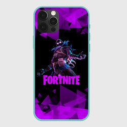 Чехол для iPhone 12 Pro Max Fortnite - RAVEN, цвет: 3D-мятный