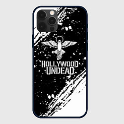 Чехол для iPhone 12 Pro Max Hollywood undead, цвет: 3D-черный