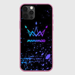 Чехол для iPhone 12 Pro Max Mamamoo neon, цвет: 3D-малиновый