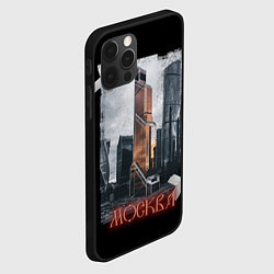 Чехол для iPhone 12 Pro Max Москоу Сити, цвет: 3D-черный — фото 2