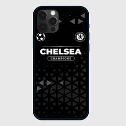 Чехол для iPhone 12 Pro Max Chelsea Форма Champions, цвет: 3D-черный